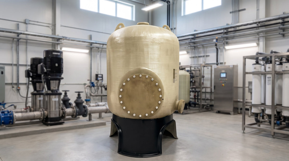 FRP Tanks: How to Choose Between the 60″ and 72″ Water Treatment Vessel in Canada