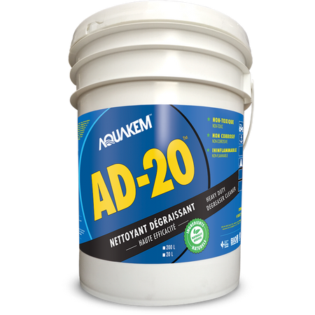 Étiquette noire de dégraisser lourde AD20 ™