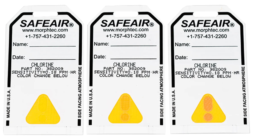 SafeAir® System Chemical Detection Badges — Passive Monitor Badge