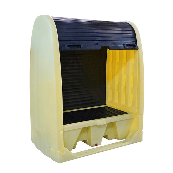 2 Drum Hardcover & Spill Pallet