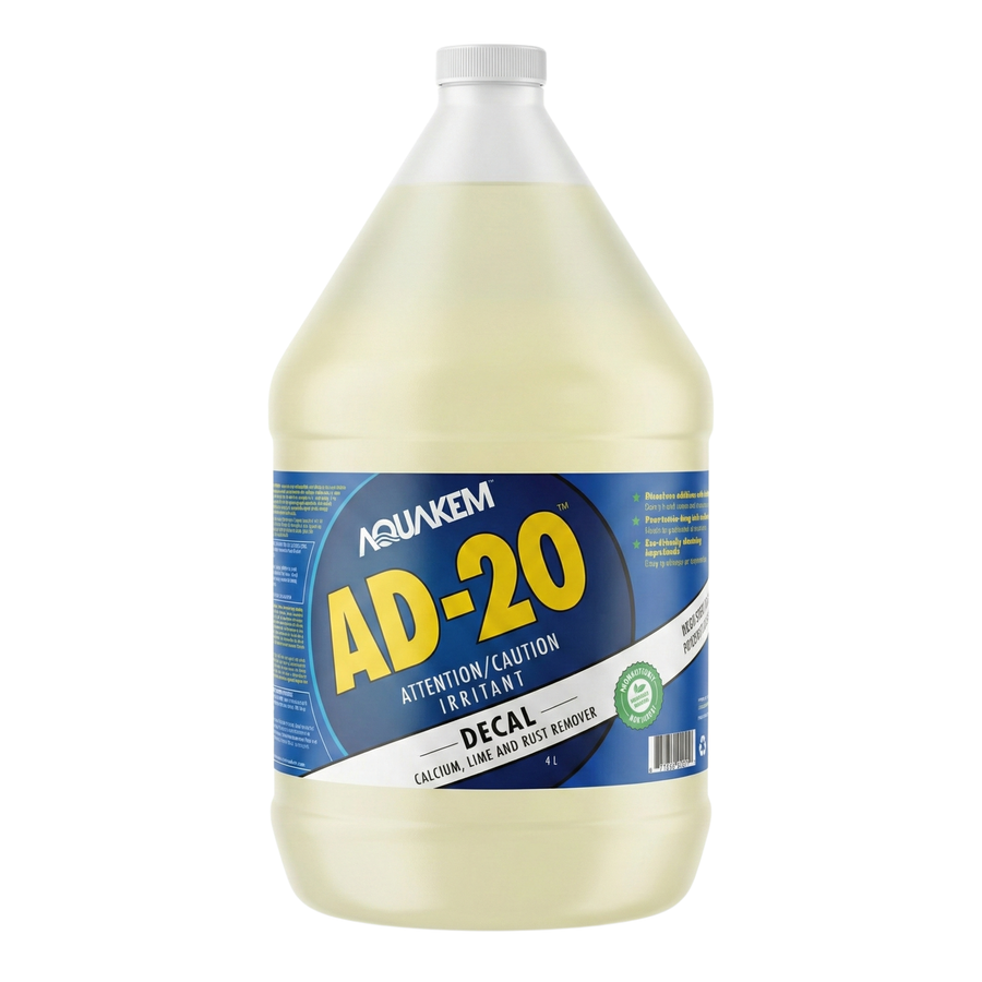 AD20™ Decal™ Eco-Friendly Industrial Grade Calcium, Lime & Rust Stain Remover White Label — Cleaning Product