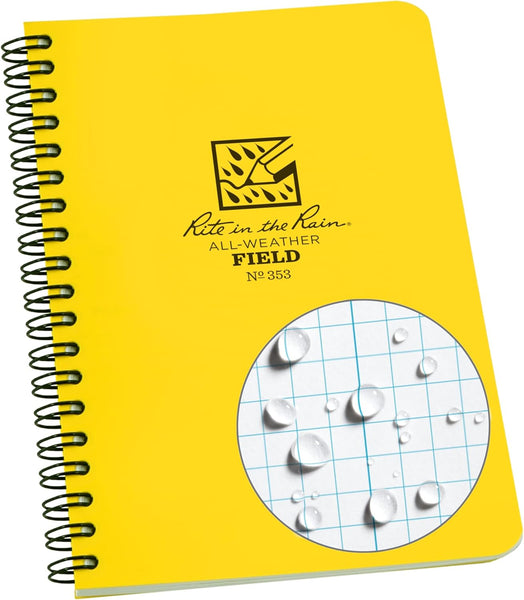 4.625″ x 7″ Rite in the Rain® All-Weather Side Spiral Notebook