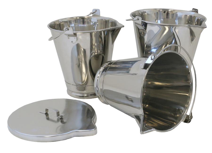 Buckets With Spouts (316L Stainless Steel)