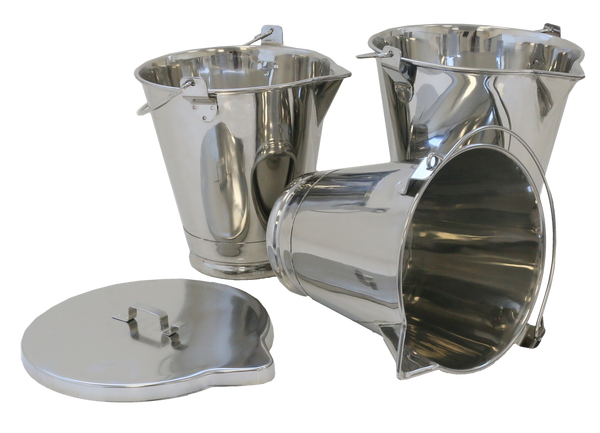 Buckets With Spouts (316L Stainless Steel)