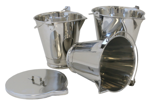 Buckets With Spouts (316L Stainless Steel)
