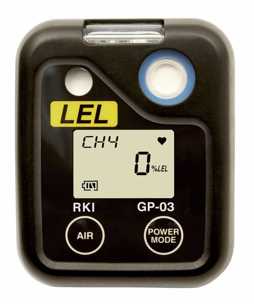RKI 03 Series Single Gas Monitors (GP-03 / CO-03 / HS-03)