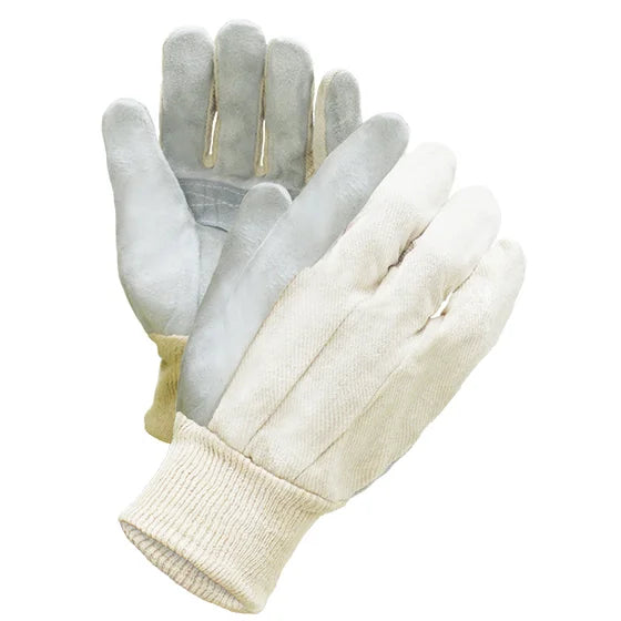 RONCO Split Leather Palm w/ Leather Index — Safety Glove