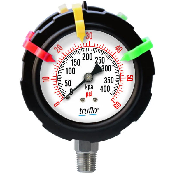 Icon OBS-DGO Double-Sided Pressure Gauge, 2-1/2 in Dials