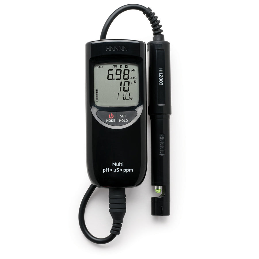 4-in-1: pH, EC, TDS & Temperature in a Waterproof Casing