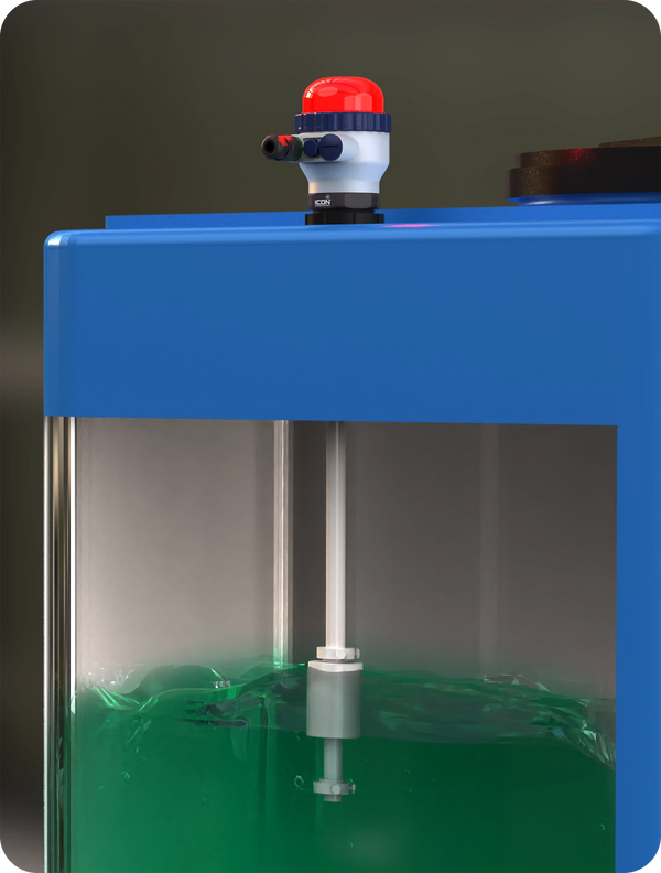 Icon PLA Liquid Level Float Switch with Visual Alarm Light