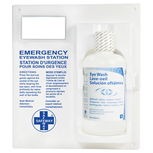 WASIP Single Eyewash Station with Eyewash Solution