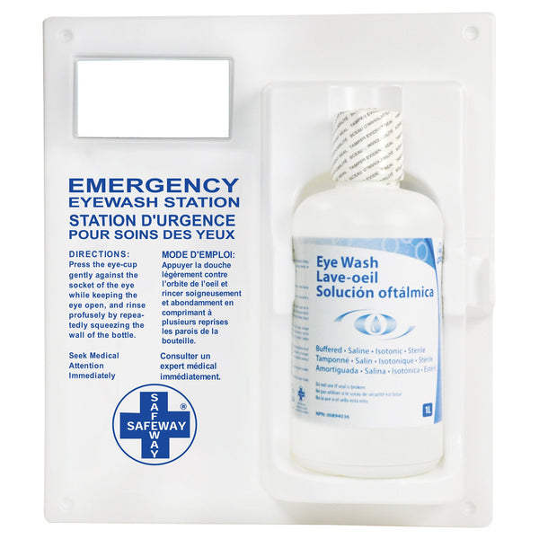 WASIP Single Eyewash Station with Eyewash Solution