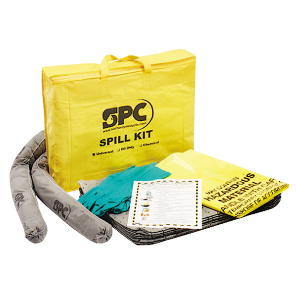 SPC Allwik Economy Spill Kit, Universal, Bag, 5 US gal. Absorbancy