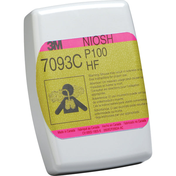 3M 7093 Respirator Cartridges, Gas/Vapour Cartridge, Acid Gas, Pack of 2