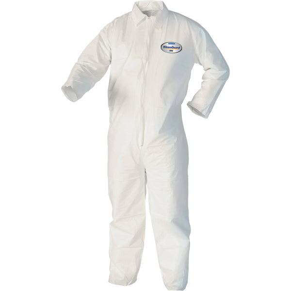 Ansell Kleenguard™ A40 Coveralls, White, Microporous
