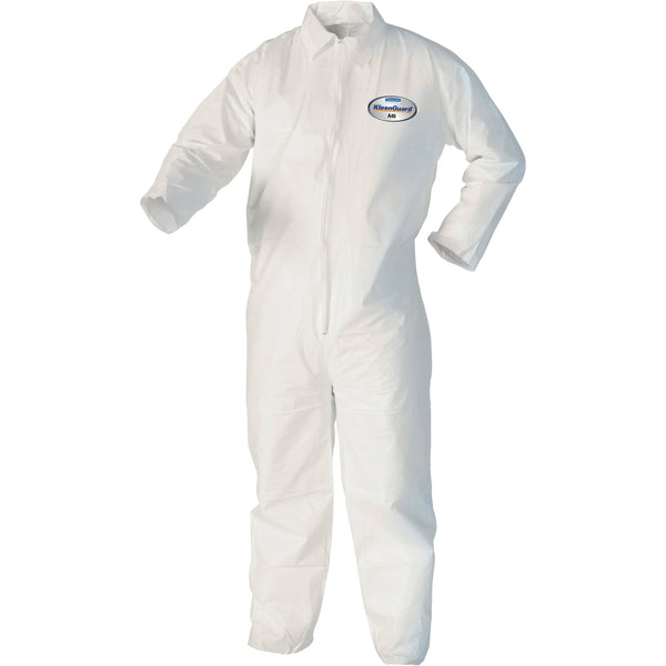 Ansell Kleenguard™ A40 Coveralls, White, Polypropylene