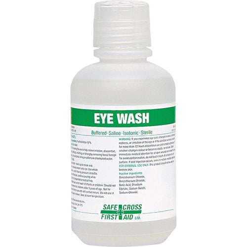 Safecross Eyewash Solution, 500 ml & 1 L Bottles