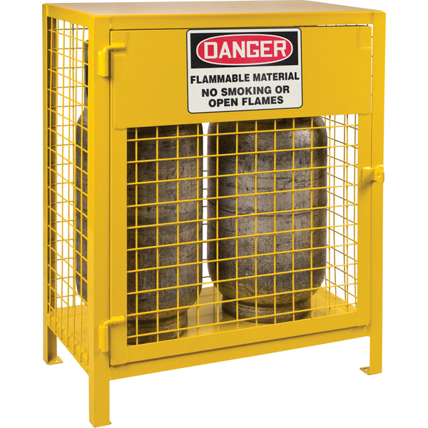 Kleton Gas Cylinder Cabinets, Yellow