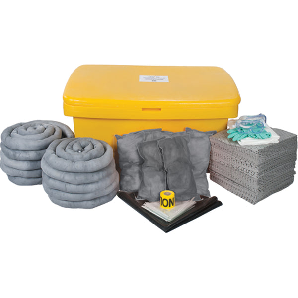Zenith Premium Large-Capacity Spill Kit, Universal, Bin / Drum
