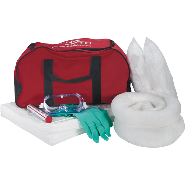 Zenith Vehicle Spill Kit, Bag, 10 US gal. Absorbancy