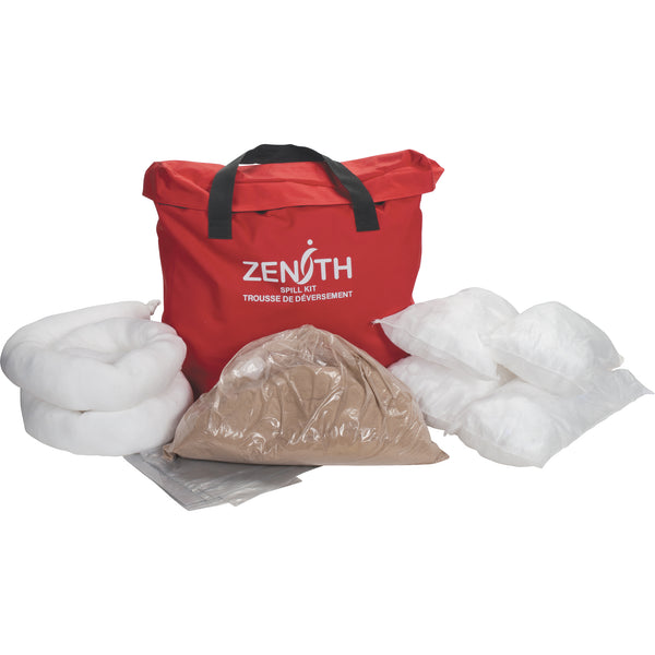 Zenith Service Vehicle Spill Kit, Bag, 10 US gal. Absorbancy