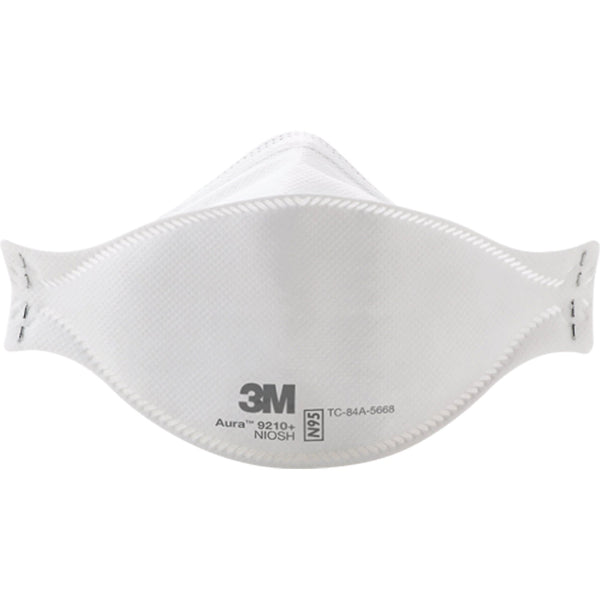 3M 9210+ Aura Particulate Respirators, N95, NIOSH Certified, Box of 20