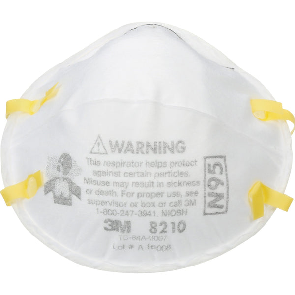 3M Particulate Respirator, N95, NIOSH Certified, Case of 64