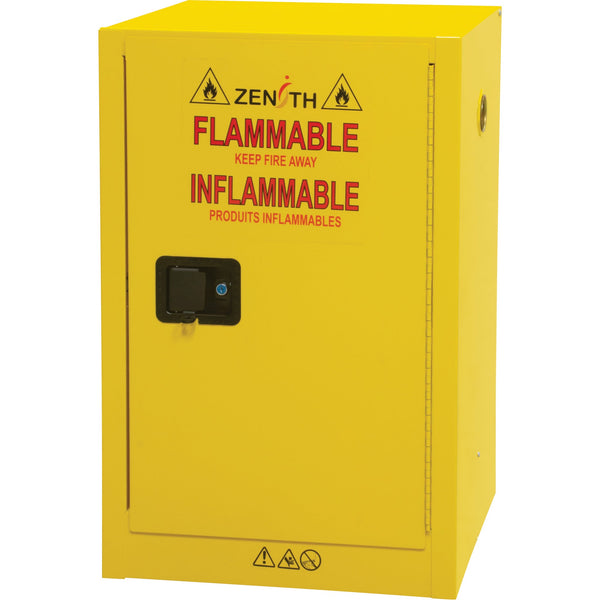 Zenith Flammable Aerosol Storage Cabinet, 12 gal., 1 Door, 23" W x 35" H x 18" D
