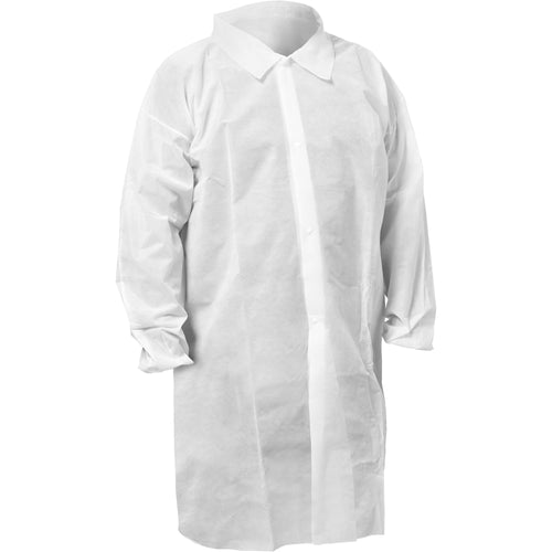 Ansell KleenGuard™ KGA10 Lab Coat, White, Case of 50