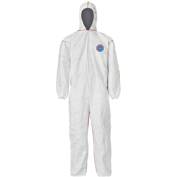 DuPont Tyvek® 400 SFR Coveralls with Hood, White, Case of 25