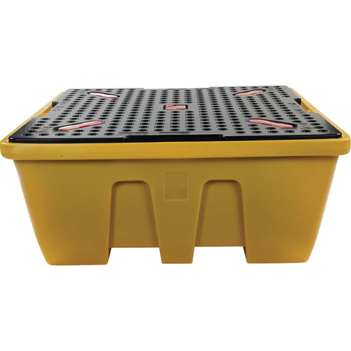 Zenith IBC Spill Pallet, 333 US gal. Spill Capacity, 66" x 66" x 27.5"
