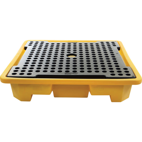 Zenith 4-Drum Spill Pallet, 66 US gal. Spill Capacity, 57.5" x 57.5" x 12"