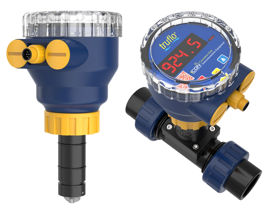Icon TIR Insertion Paddle Wheel Flow Meter with Rate, Pulse and 4-20mA Output