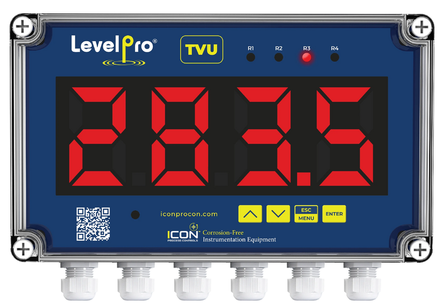 Icon TVU Universal Multi-Color LED Display with 4 Relay Outputs