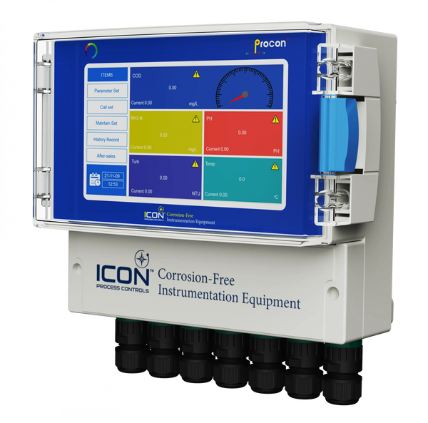 Icon U900 4-Channel Universal Analytical Controller with 7 in Color Touch Screen