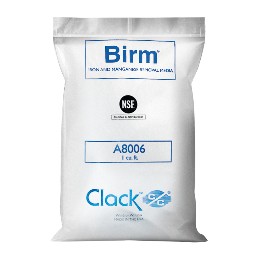 Birm A8006 iron and manganese removal filter media bag