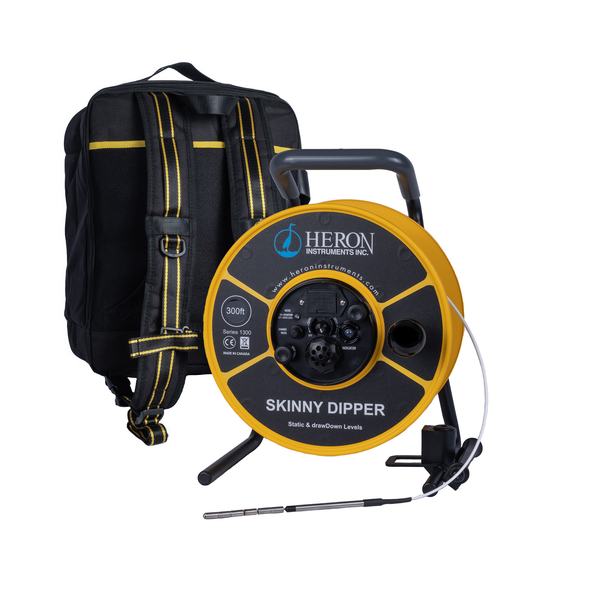 SKINNY DIPPER (Series 1302) Version 2 Narrow Diameter Water Level Meter — Water Level Meter