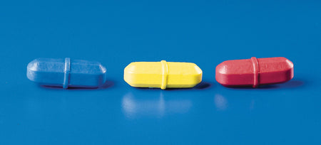 Octagon Shaped Spinbar® Magnetic Stirring Bars Color-Coded Teflon® PTFE