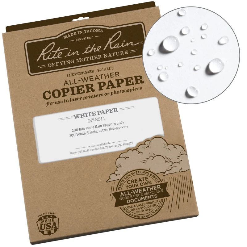 Rite in the Rain® All-Weather Printer Paper — Field Notebook