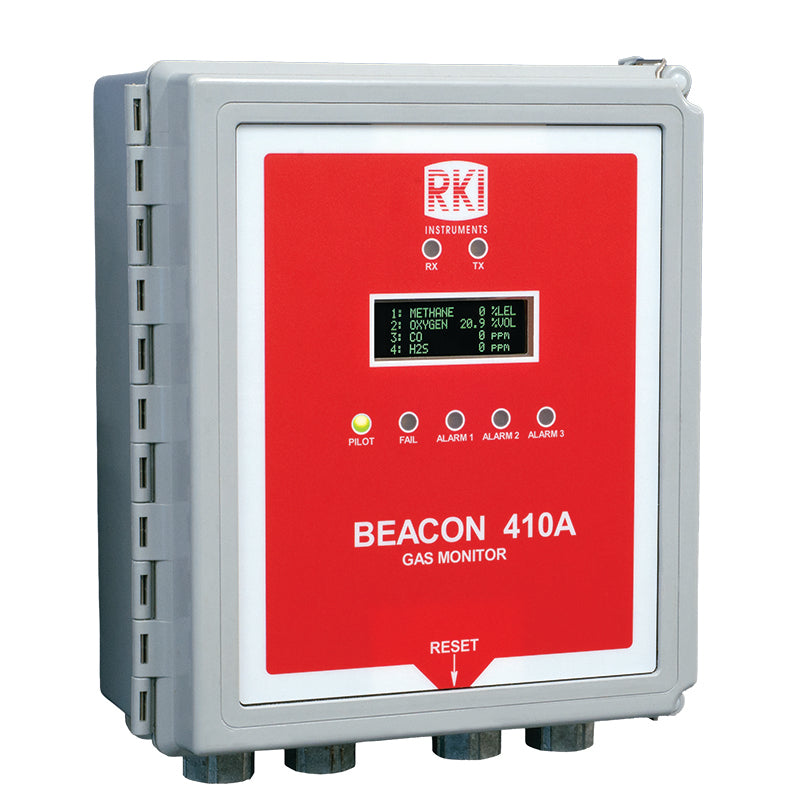 Beacon 410A Four Channel Wall Mount Controller — Gas Detection Controller