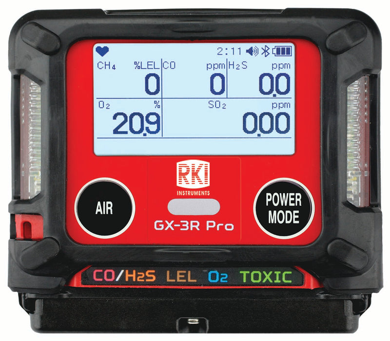 GX-3R Pro Personal 4-Gas + Toxic Gas Monitor With Bluetooth