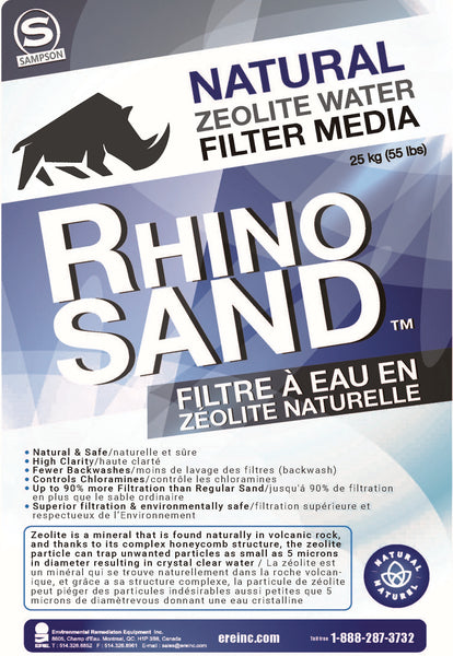 RhinoSand™ Zeolite — Water Treatment Media
