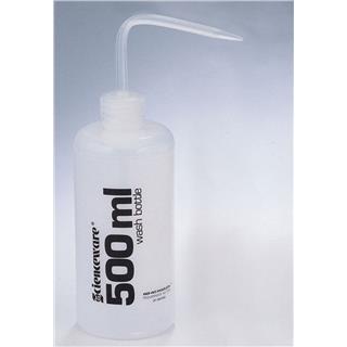 Volume de LDPE étiqueté des bouteilles de lavage à la bouche étroites