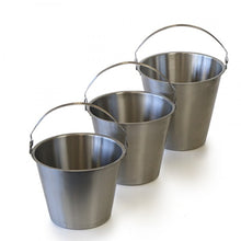 Load image into Gallery viewer, Non Graduated Buckets (316L Stainless Steel)