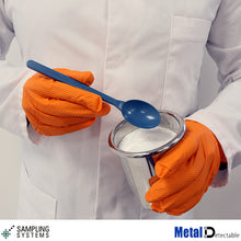 Load image into Gallery viewer, Blue PP SteriWare® Metal Detectable Sample Spoon