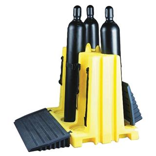 6 rack de cylindre de paquet