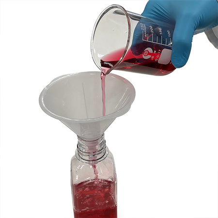Natural HDPE SteriWare® Liquid Funnel