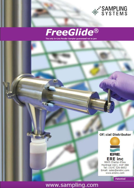 Sampling Systems FreeGlide® The Only In-Line Powder Sampler Guaranteed Not To Jam