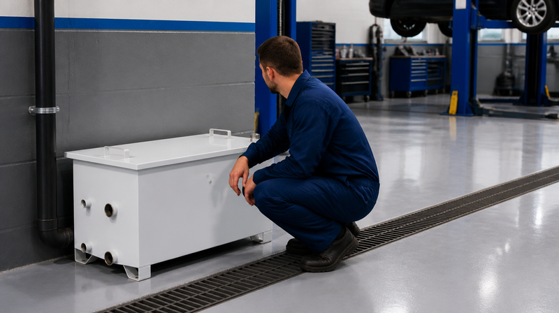 Oil Water Separator for Auto Shops: Requirements & Sizing