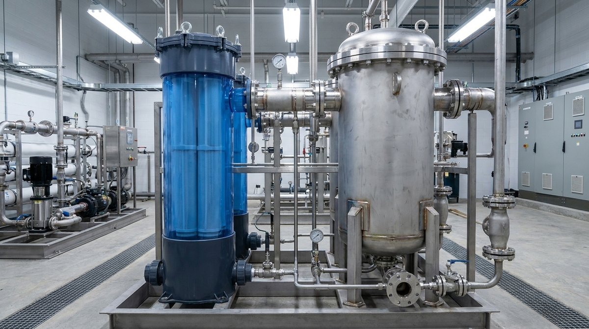 uPVC vs Stainless Steel Filter Housings: Chemical Compatibility & Selection Guide